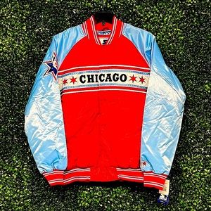 Limited Edition!!! STARTER “NBA ALL-STAR WEEKEND 2020 CHICAGO” SATIN JACKET